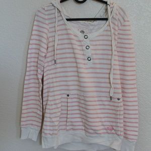 Roxy Striped Hoodie Sweater